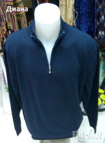 Мъжки пуловери с цип-кашмир,мерино, снимка 9 - Пуловери - 34880350