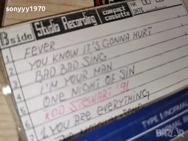 SONY TAPE-JOE COCKER 89+ROD STEWARD 91 3112251713, снимка 14 - Аудио касети - 52944798