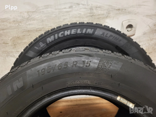 195/65/15 Michelin Alpin 6 / зимни гуми, снимка 7 - Гуми и джанти - 52722480