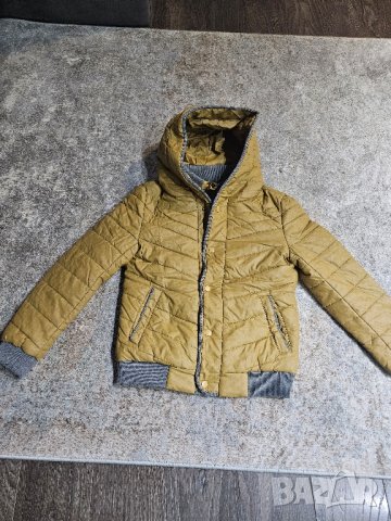 Дамско,детско зимно яке цвят горчица, снимка 4 - Якета - 43946854