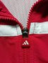 Adidas Vintage оригинално мъжко червено яке ретро винтидж размер 42/44 - L, снимка 4