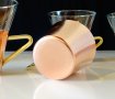 Медни чаши за ракия,плюс стъклена за кафе. , снимка 6