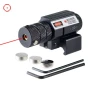 Компактен червен лазерен прицел мерник лазер за въздушен пистолет еърсофт глок макаров оръжие пушка, снимка 3