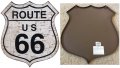 Метална табела ROUTE 66 US MAP, снимка 1 - Колекции - 28301669