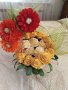 Кошница с цветя от хартия, снимка 5