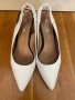 Обувки Kiomi блок ток бели естествена кожa, снимка 3