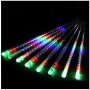 Цветно-RGB коледно осветление "Падащ сняг" 8 броя х 50 см., снимка 2