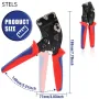 Комплект клещи за кримпване на кабелни накрайници STELS YE 16-4H, 0.08 ÷ 16 мм², снимка 6