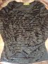 Стилна плюш и дантела дамска блуза., снимка 1 - Блузи с дълъг ръкав и пуловери - 43851450