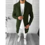 ТОП МОДЕЛ Удължена мъжка зелена жилетка модел 2025г, снимка 2