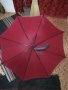 564 Класически автоматичен чадър за дъжд черен 16 ребра 98см