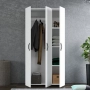 Гардероб EcoRoom Milano White - 177см, снимка 2