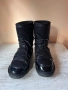 MOHITO Черни боти тип апрески 38 номер с блестящи връзки и лачено и матово лого на марката 🖤🖤🖤, снимка 3