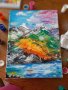 Картина "Планински глетчер", снимка 1 - Картини - 43791980