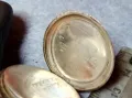 Стар СРЕБЪРЕН ДЖОБЕН ЧАСОВНИК 10 РУБИНА СРЕБРО 800 с ПОЗЛАТА  ОРНАМЕНТИРАН КАПАК 48869, снимка 11