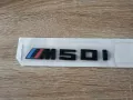 черна емблема BMW M50i малък размер, снимка 1