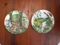 Стари английски колекционерски чинии в горска приказна тематика , снимка 3