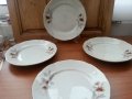 Стар български порцелан чинии плитки, снимка 1 - Антикварни и старинни предмети - 33624088