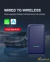 безжичен CarPlay оригинален с кабел към type C Android Auto адаптер, снимка 6