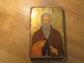 Стара православна икона Йоан Рилски Чудотворец, Иван Рилски  1950г -защитник на българите