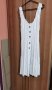 Бяла памучна лятна рокля, снимка 1 - Рокли - 40798008