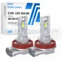 CARLUX LED Диодни Крушки H11 H8 180W 12V 300% светлина без вентилатор, снимка 1
