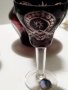 Кристални чаши с графа цветен червен кристал , снимка 5