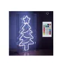 Коледна LED неонова елха Mercado Trade, С дистанционно, Многоцветна, снимка 1