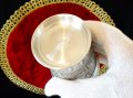 Чаша от калай с ловни картини,ангели,барок. , снимка 6