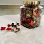 Стъклен буркан със сушени ароматни растения за декорация, 16 лв. , снимка 1 - Изкуствени цветя - 44047768