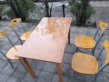 Трапезна маса с 4 стола, снимка 1 - Маси - 43223638