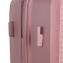 Куфар с колелца 87л, розов_1233330, снимка 5