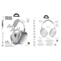 Слушалки Hoco W35 45h Bluetooth, Сребристи, снимка 3