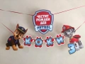 Покани, банер за рожден ден, украса Пес Патрул / Paw Patrol, снимка 2