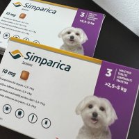 Обезпаразитяване за куче 2,5-5 кг Simparica, снимка 5 - За кучета - 43485461