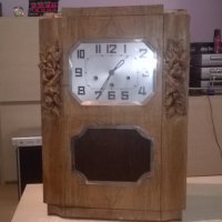 стар дървен часовник-62х43х17см-антика, снимка 4 - Колекции - 26777021