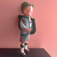 Колекционерска кукла West Germany Celluloid 21 см, снимка 4 - Колекции - 44065155