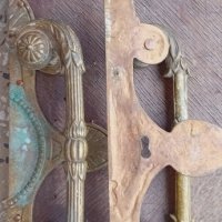 Старинни бронзови австрийски дръжки за врати, снимка 13 - Антикварни и старинни предмети - 43102168