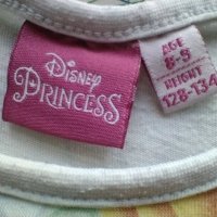 Детска фанелка / тениска с къс ръкав Disney princess, снимка 3 - Детски тениски и потници - 43283662