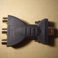 HDMI  to RCA  адаптер, снимка 1 - Стойки, 3D очила, аксесоари - 38911389