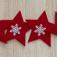 Коледна декорация за прибори Джоб “Звездичка”, снимка 4 - Коледни подаръци - 38495030