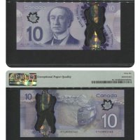 CANADA 🇨🇦  10 DOLLARS 2013 год. PMG 66, снимка 1 - Нумизматика и бонистика - 39795739