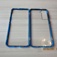 Двоен 360 градуса магнитен кейс калъф за Samsung Galaxy S21 FE / S21, снимка 13 - Калъфи, кейсове - 32070991
