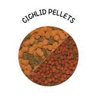 Пълноценна премиум гранулирана храна за малки и средни цихлиди CICHLID PELLETS, снимка 1 - Аквариуми - 43050591