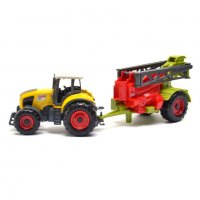 Метални трактори с ремаркета, снимка 1 - Колекции - 35021012