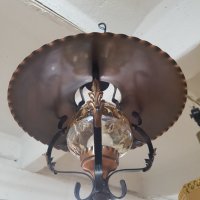 Абажур от ковано желязо, снимка 1 - Лампи за таван - 33225609