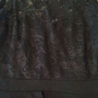 Дамска маркова рокля RAINBOW,черен цвят с дантела , снимка 3 - Рокли - 37472101