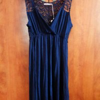 ANNA FIELD дамска рокля, нова, с етикет, тъмно синя, снимка 2 - Рокли - 18643227