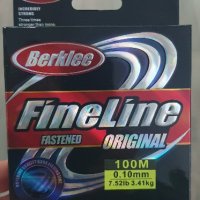 плетени многожилни конци спининг,риболов Berklee Fine Line, снимка 1 - Такъми - 43620761