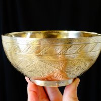 Персийска бронзова бонбониера,купа с тугри. , снимка 10 - Антикварни и старинни предмети - 28418110